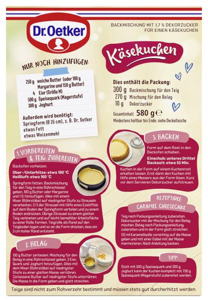 Dr. Oetker Käsekuchen