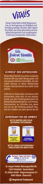 Dr. Oetker Vitalis Knuspermüsli Plus Honig-Mandel