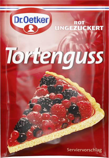 Dr. Oetker Tortenguss rot ungezuckert