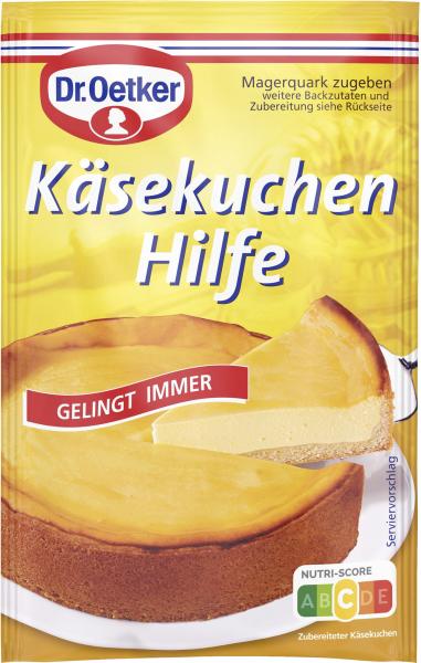 Dr. Oetker Käsekuchen Hilfe