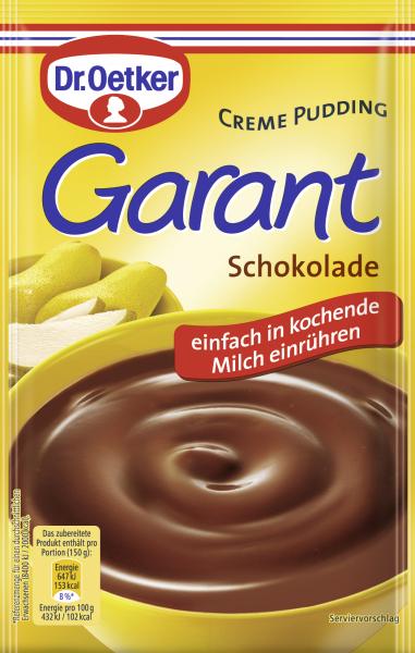 Dr. Oetker Garant Creme Pudding Schokolade