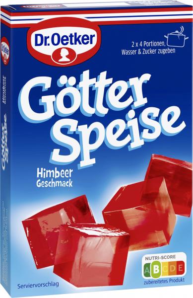 Dr. Oetker Götterspeise Himbeer Geschmack
