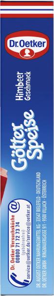 Dr. Oetker Götterspeise Himbeer Geschmack