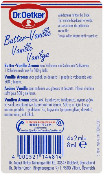Dr. Oetker Backaroma Butter-Vanille