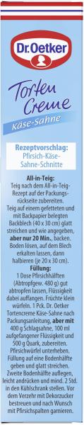 Dr. Oetker Torten Creme Käse-Sahne
