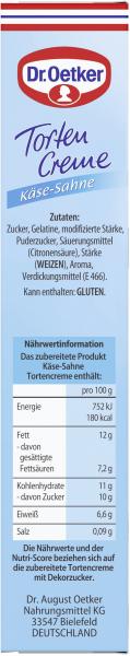 Dr. Oetker Torten Creme Käse-Sahne
