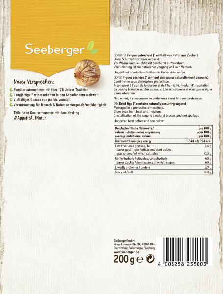 Seeberger Delikatess-Feigen