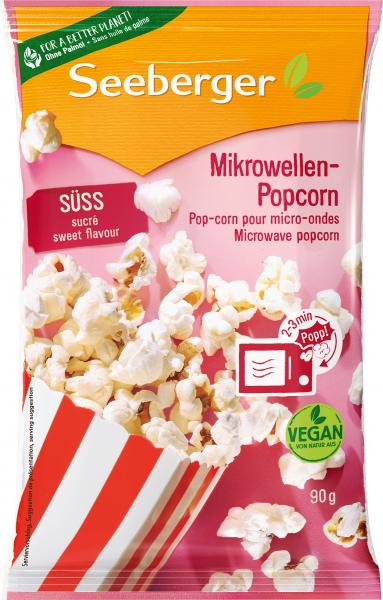Seeberger Mikrowellen-Popcorn süß