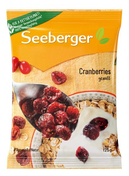 Seeberger Cranberries gesüßt