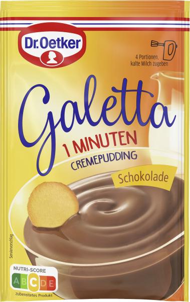 Dr. Oetker Galetta 1 Minuten Cremepudding Schokolade