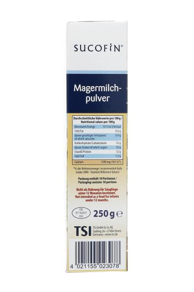 Sucofin Magermilchpulver leicht löslich