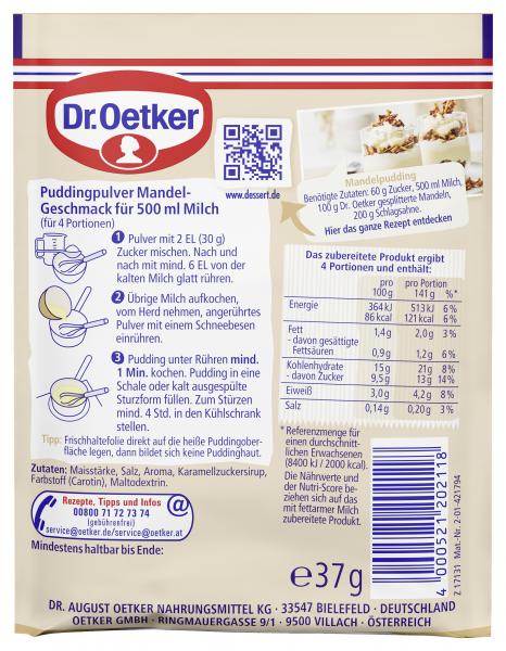 Dr. Oetker Original Pudding Mandel