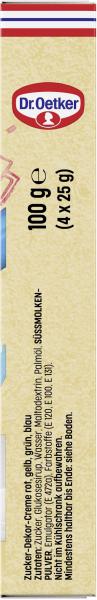 Dr. Oetker Zuckerschrift
