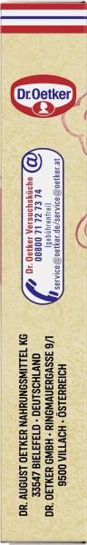 Dr. Oetker Zuckerschrift