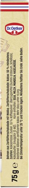Dr. Oetker Feine Mokkabohnen Zartbitter-Mokkaschokolade
