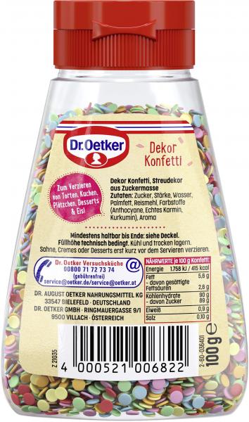 Dr. Oetker Dekor Konfetti