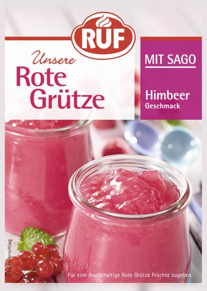 Ruf Rote Grütze mit Sago Himbeer Geschmack