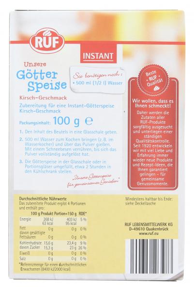 Ruf Götterspeise Kirsch Geschmack