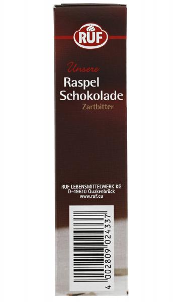 Ruf Raspel Schokolade Zartbitter