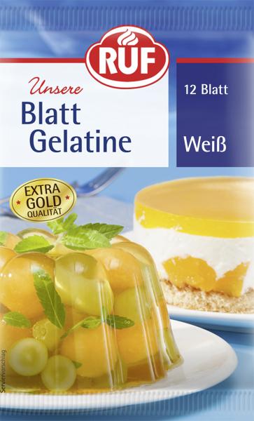 Ruf Blattgelatine weiß