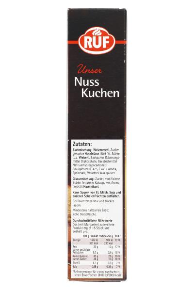 Ruf Nuss-Kuchen mit Glasur