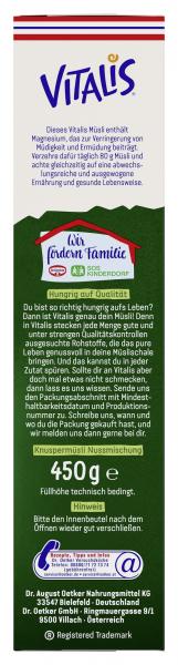 Dr. Oetker Vitalis Knusper Plus Müsli Nussmischung