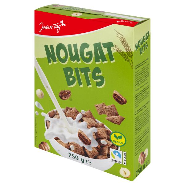 Jeden Tag Nougat-Bits