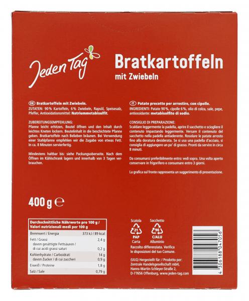 Jeden Tag Bratkartoffeln mit Zwiebeln