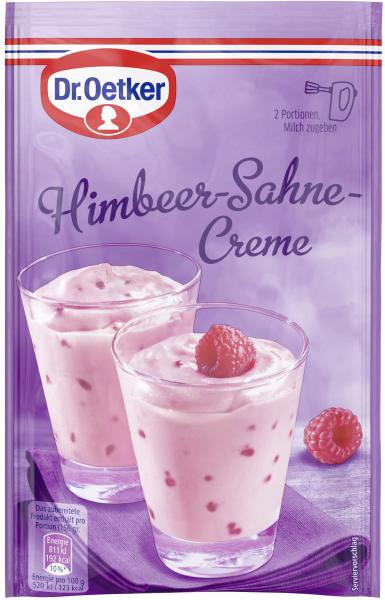 Dr. Oetker Himbeer-Sahne-Creme