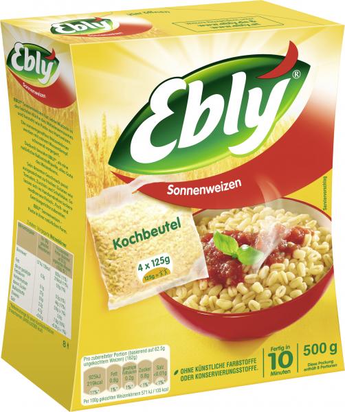 Ebly Sonnenweizen im Kochbeutel