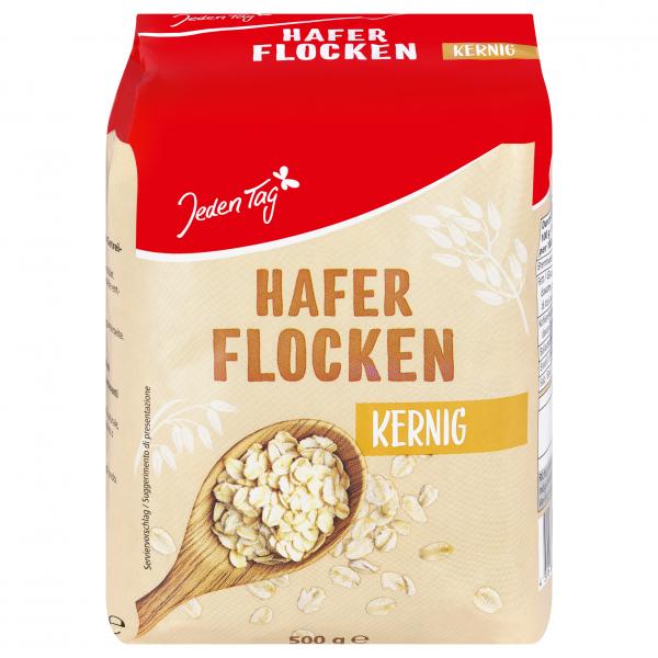 Jeden Tag Haferflocken kernig