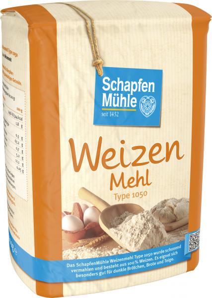 Schapfenmühle Weizenmehl dunkel Type 1050