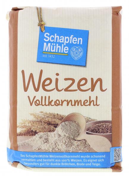 Schapfenmühle Weizen Vollkornmehl