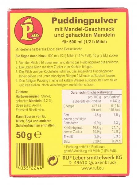 Polak Mändelchen Feinkost-Pudding