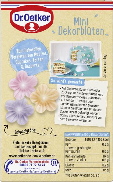 Dr. Oetker Mini Dekorblüten