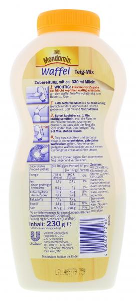Mondamin Waffel Teig-Mix