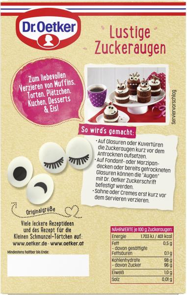 Dr. Oetker Lustige Zuckeraugen