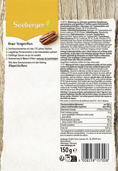 Seeberger Schoko-Mix mit Pekannüssen