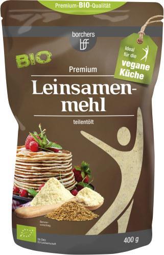 Borchers Bio Leinsamenmehl teilentölt