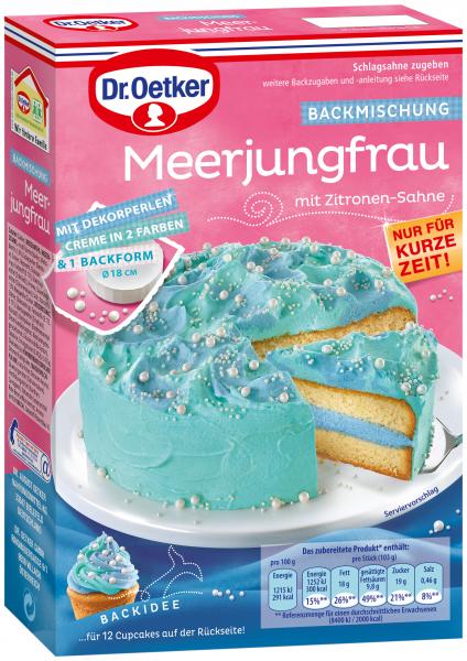 Dr. Oetker Meerjungfrau Backmischung
