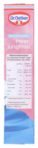 Dr. Oetker Meerjungfrau Backmischung