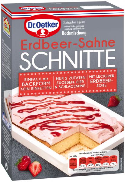 Dr. Oetker Erdbeer-Sahne Schnitte