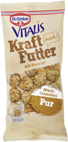 Dr. Oetker Vitalis Kraftfutter Müsli-Snack Extra crunchy pur