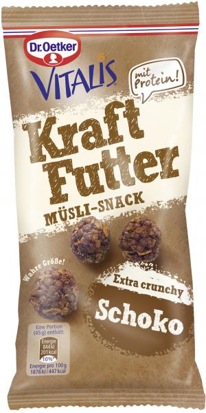 Dr. Oetker Vitalis Kraftfutter Müsli-Snack Schoko
