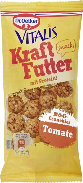 Dr. Oetker Vitalis Kraftfutter Müsli-Snack Extra crunchy Tomate