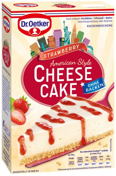 Dr. Oetker Cheesecake American Style Strawberry