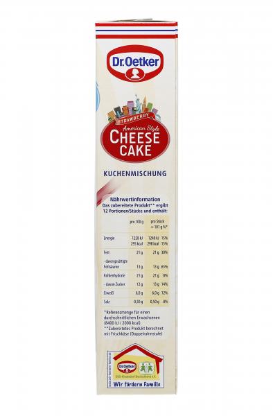 Dr. Oetker Cheesecake American Style Strawberry