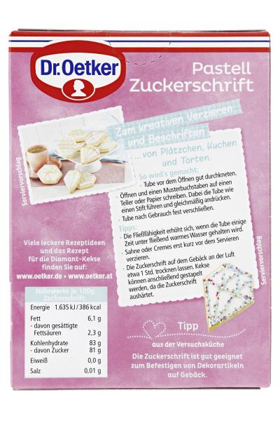 Dr. Oetker Pastell Zuckerschrift
