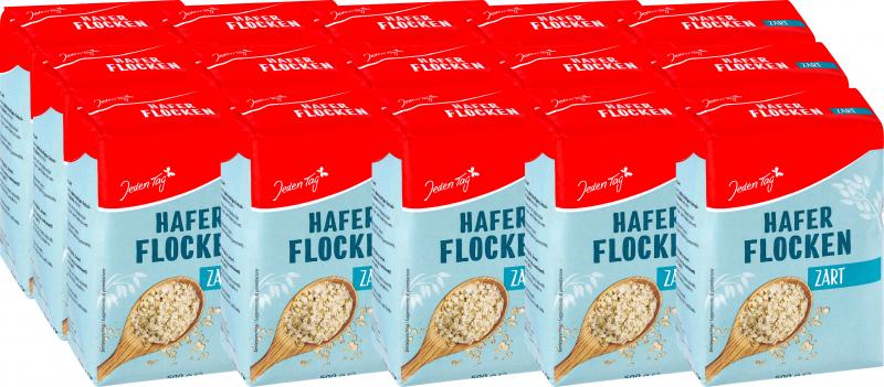 Jeden Tag Haferflocken zart