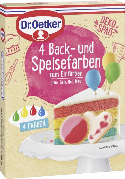 Dr. Oetker 4 Back & Speisefarben